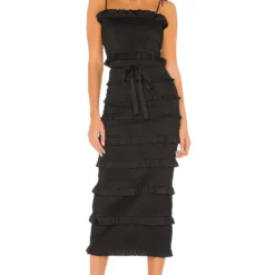 ROBE MI-LONGUE LILY White -Ravis Mode Soldes Boutique VCHP WD28 V1