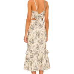 ROBE LUNA Blue Bouquet 7 ROBE LUNA Blue Bouquet -Ravis Mode Soldes Boutique VCHP WD75 V3