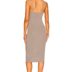 ROBE ARVID Grey Taupe 6 ROBE ARVID Grey Taupe -Ravis Mode Soldes Boutique WEER WD34 V3