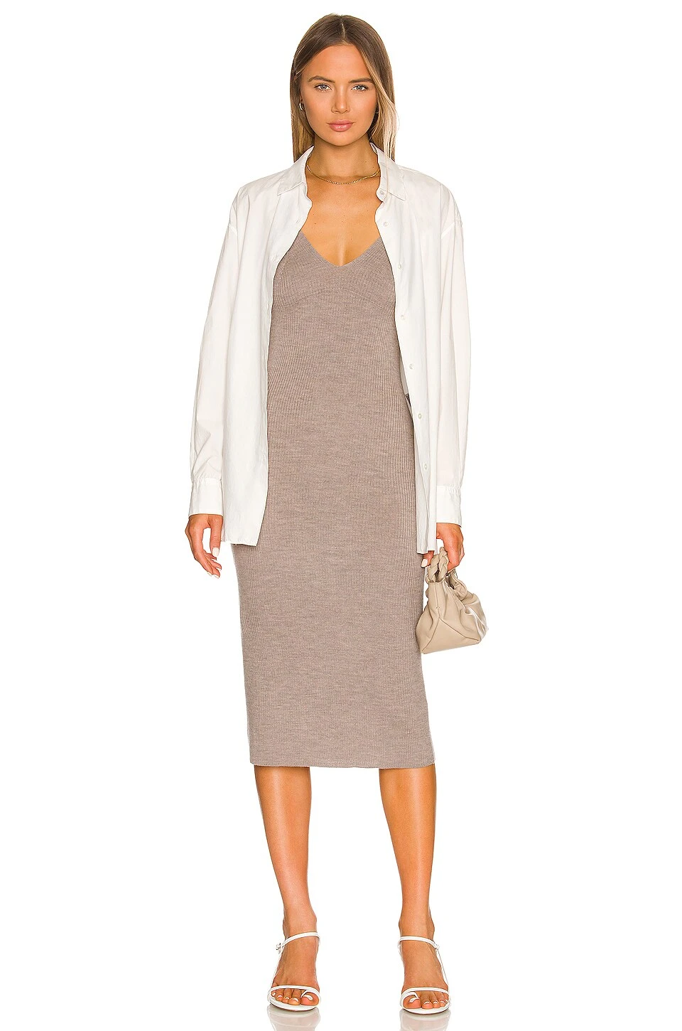 ROBE ARVID Grey Taupe 4 ROBE ARVID Grey Taupe – Image 4