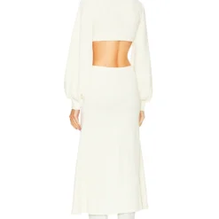 ROBE CUT OUT Ivory 7 ROBE CUT OUT Ivory -Ravis Mode Soldes Boutique WWWR WD61 V3