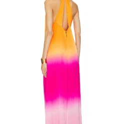 ROBE GAIA Flamenco Ombre -Ravis Mode Soldes Boutique YOUN WD1244 V3