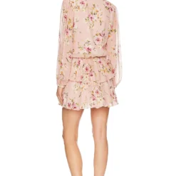 ROBE COURTE LOVE ALWAYS Floral Dawn Blush -Ravis Mode Soldes Boutique YUMI WD554 V3