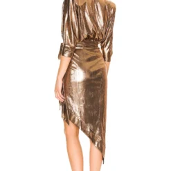 ROBE PICTURE THIS Bronze 5 ROBE PICTURE THIS Bronze -Ravis Mode Soldes Boutique ZHIR WD159 V3