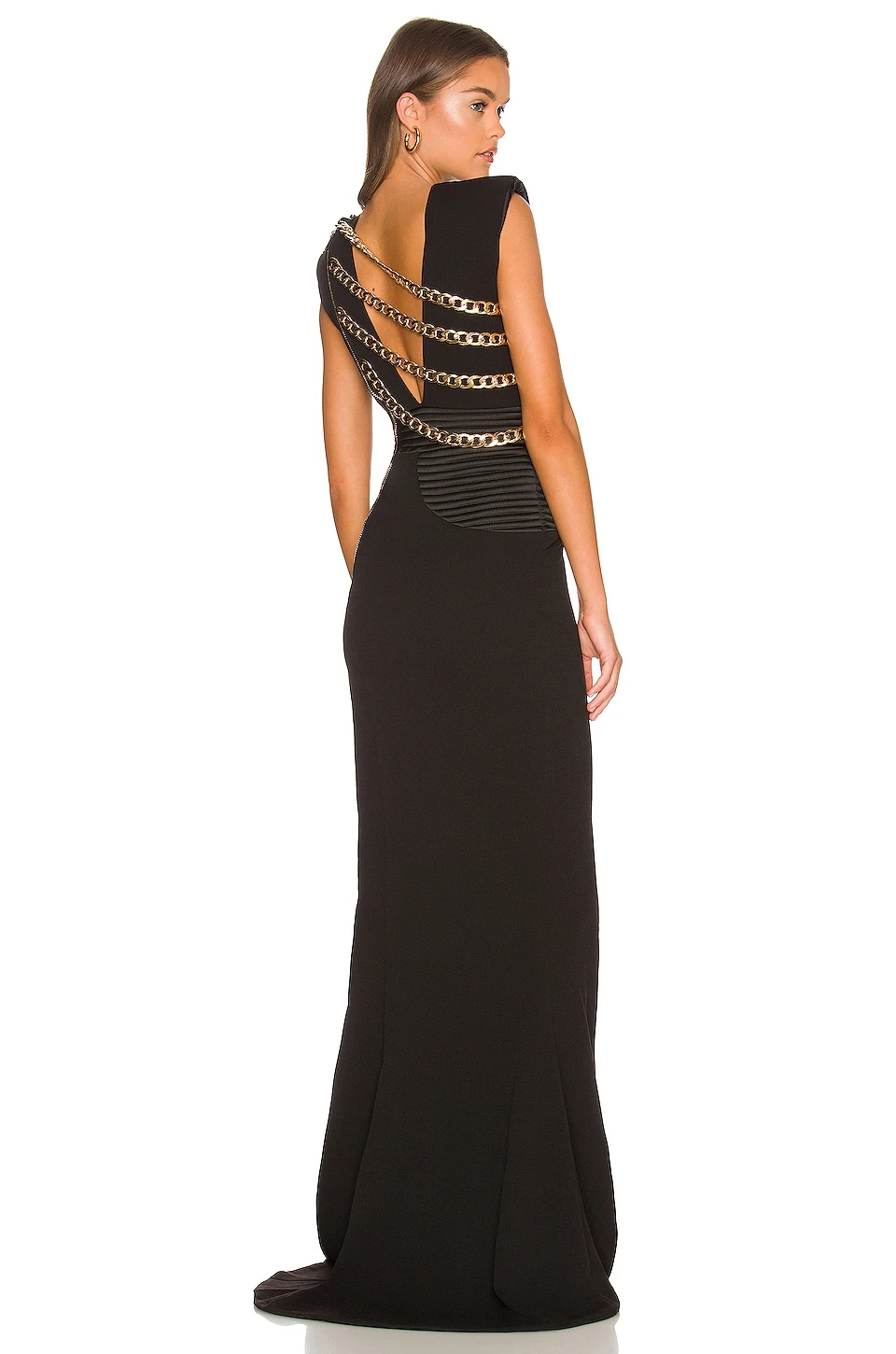 ROBE DE SOIRÉE NEMI Black & Gold 4 ROBE DE SOIRÉE NEMI Black & Gold – Image 4