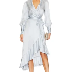 Zimmermann ROBE MI-LONGUE Ice Blue -Ravis Mode Soldes Boutique ZIMM WD365 V1 1