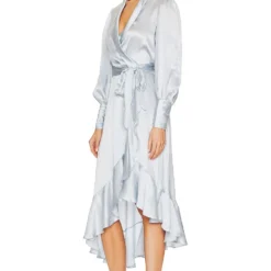 Zimmermann ROBE MI-LONGUE Ice Blue -Ravis Mode Soldes Boutique ZIMM WD365 V3