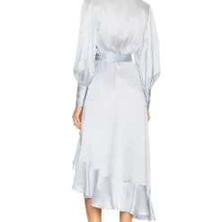 Zimmermann ROBE MI-LONGUE Ice Blue -Ravis Mode Soldes Boutique ZIMM WD365 V4