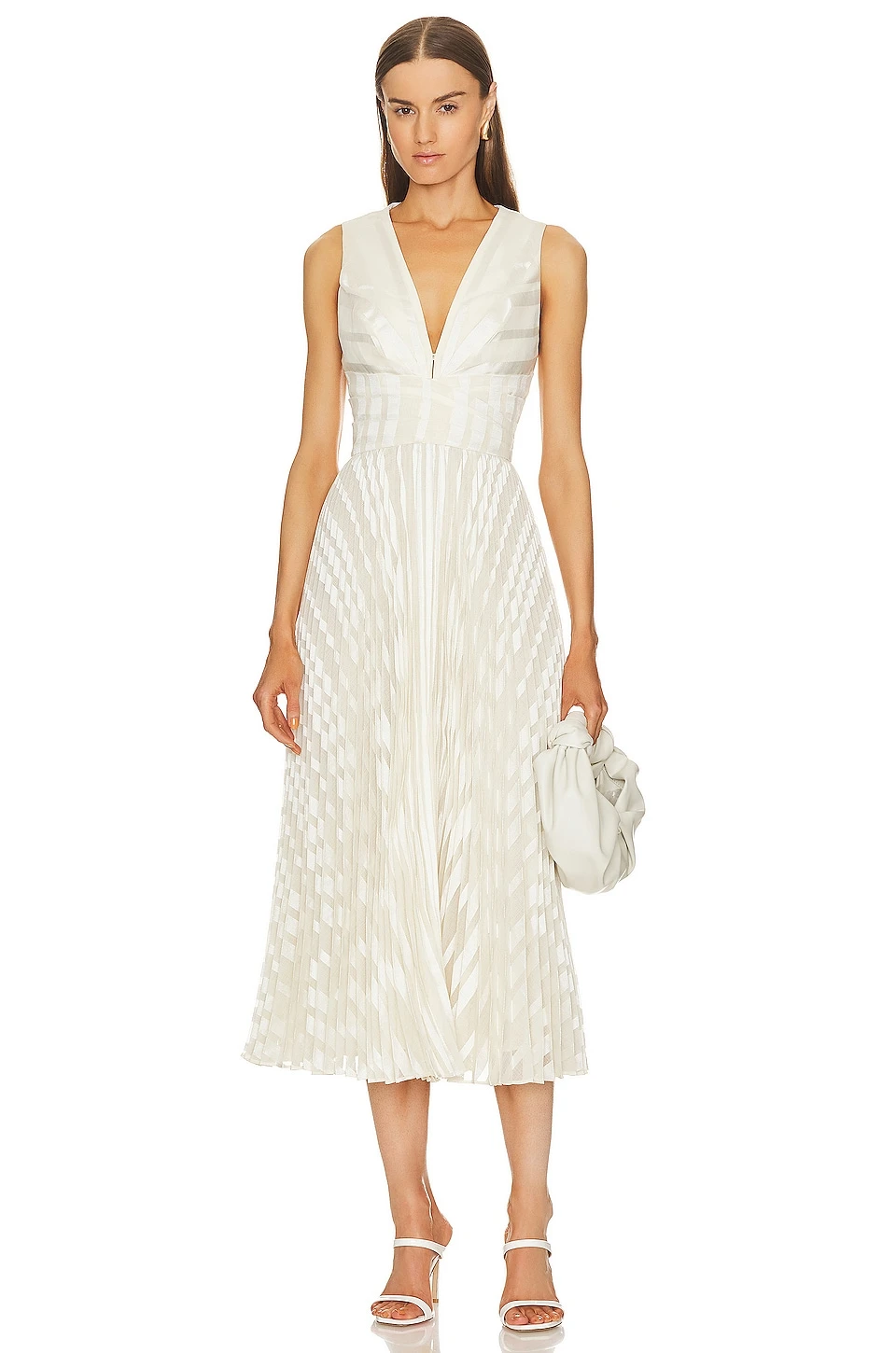 Zimmermann ROBE MI-LONGUE Cream 1 Zimmermann ROBE MI-LONGUE Cream