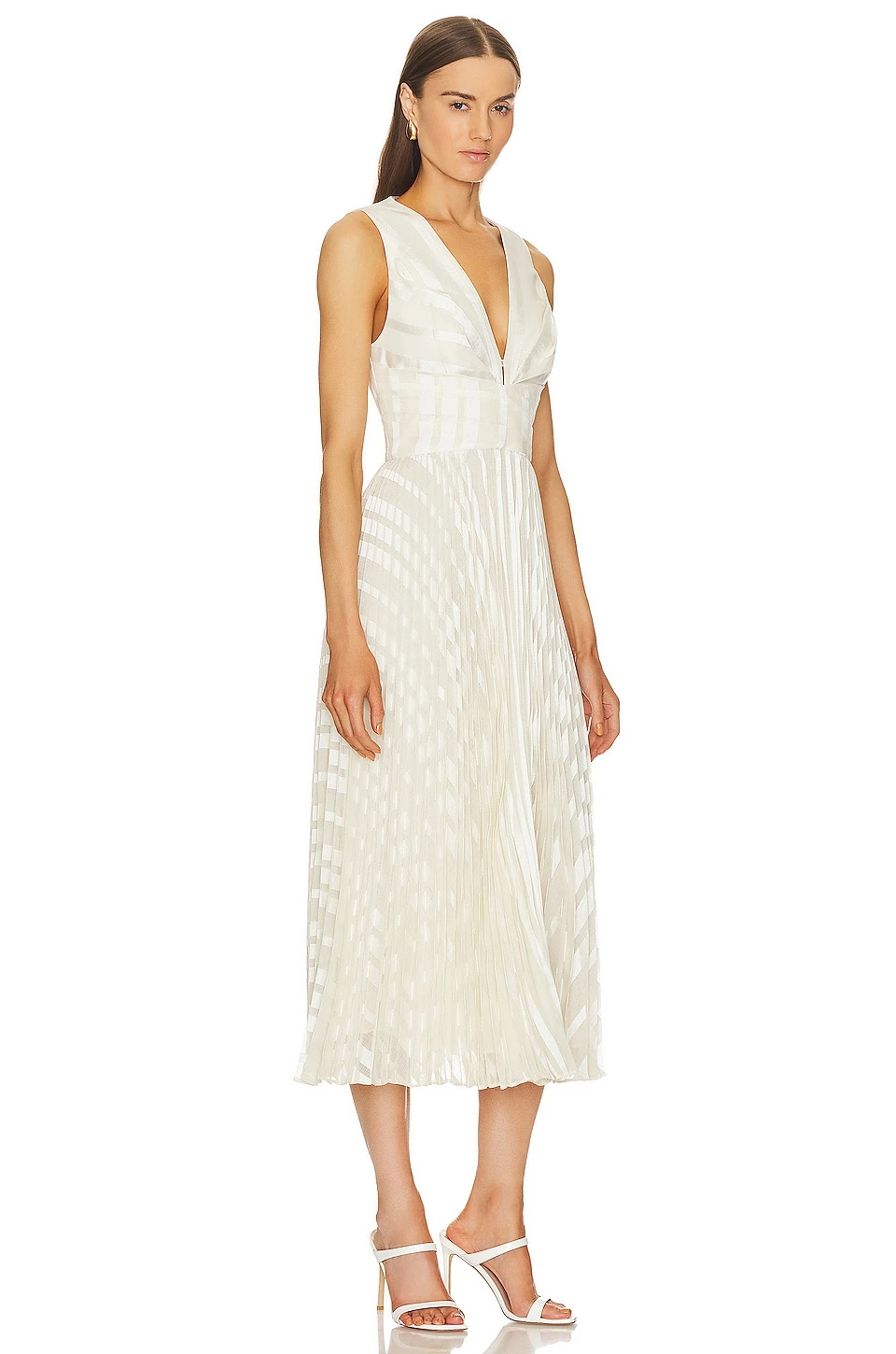 Zimmermann ROBE MI-LONGUE Cream 2 Zimmermann ROBE MI-LONGUE Cream – Image 2